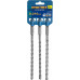 Бур SDS-plus ПРАКТИКА 8х210 мм, 3 шт, серия