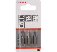 Бита для заворачивания BOSCH S0.5х3.0х49 мм XH PRO (3шт.) 2607001464
