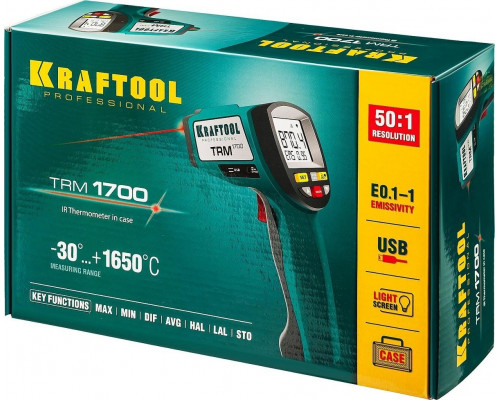 Пирометр инфракрасный KRAFTOOL TRM-1700 45701-1650