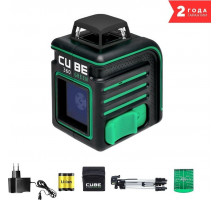 Лазерный уровень (нивелир) ADA CUBE 360 GREEN PROFESSIONAL EDITION А00535