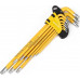 Набор ключей TORX WORKPRO WP222008 T10-T50 длинные 9 шт. в держателе