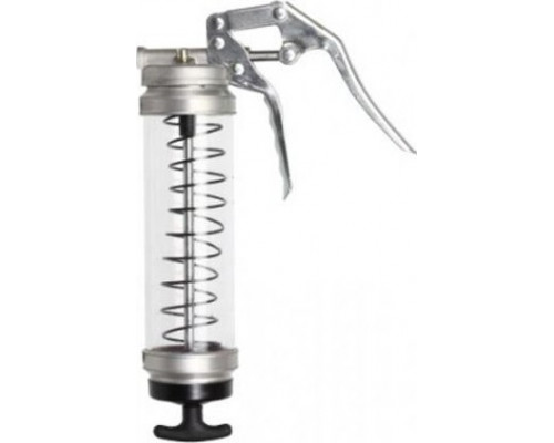 Шприц GROZ G5RF/B-CL прозрач. корпус, пист. тип, сталь. трубка GR46920 GR46920