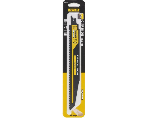 Полотно для сабельных пил DeWALT TCT 230 мм DT20439-QZ DT20439-QZ
