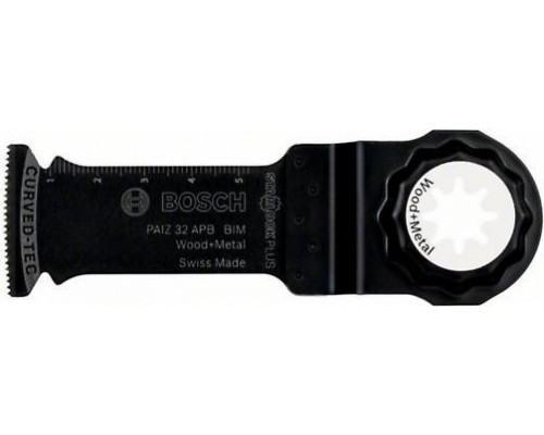 Биметаллическое погружное пильное полотно BOSCH 60 х 32 мм BIM PAIZ 32 APB Wood and Metal 2608662558