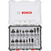 Набор фрез по дереву BOSCH 15 НМ-ФРЕЗ SET 6 мм-ХВ 2607017471