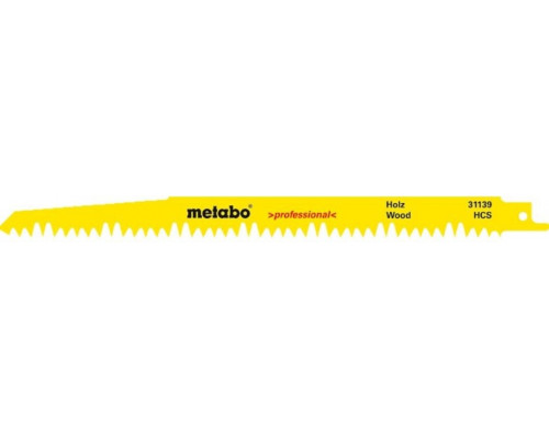 Полотна для сабельных пил METABO S1531L 240x1,5/5 мм HCS (2шт.) 631139000