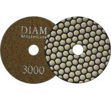 Алмазная тарелка на липучке DIAM АГШК 100*2,0 №3000 Master Line (сухая) 000571