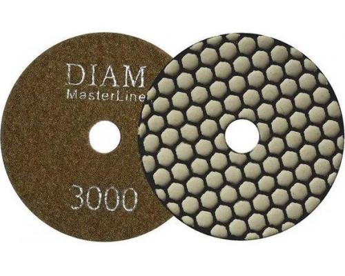 Алмазная тарелка на липучке DIAM АГШК 100*2,0 №3000 Master Line (сухая) 000571
