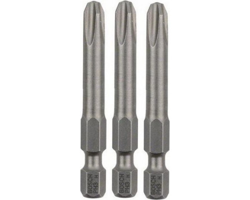 Бита для заворачивания BOSCH РH3х50 мм Extra Hart (3шт.) 2607001531