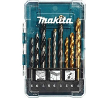 Набор сверл универсальный MAKITA D-71962 9 шт. (дерево-5,6,8; металл-5,6,8; бетон -5,6,8 мм