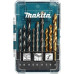 Набор сверл универсальный MAKITA D-71962 9 шт. (дерево-5,6,8; металл-5,6,8; бетон -5,6,8 мм