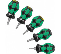 Набор отверток WERA 05008871001 stubby set 2 kraftform коротких 5 пр. WE-008871