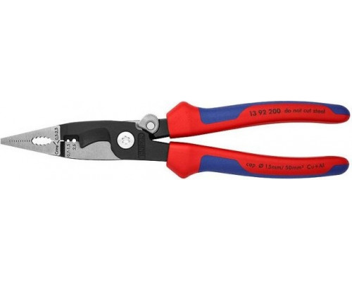 Клещи электромонтажные KNIPEX 1392200SB, 200 мм, 6-в-1