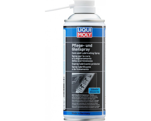 Глянцевый спрей для ухода за пластмассами LIQUI MOLY Pflege-und Gleispray 0,4 л 20665 20665