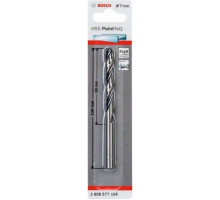 Сверло по металлу BOSCH 7,0 х 69/109 мм, HSS PointTeQ с шестигранным хвостовиком 2608577531