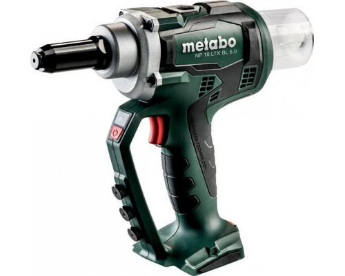 Клепальник аккумуляторный METABO NP 18 LTX BL 5.0 бесщеточный, без АКБ и ЗУ, Metaloc [619002840]