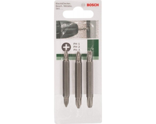 Набор бит двухсторонние BOSCH PH1/2/3 2609255961