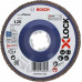 Круг лепестковый торцевой X-LOCK BOSCH 125 мм G 40 X571 Best for Inox 2608619209