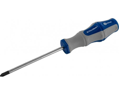 Отвертка крестовая Кобальт 646-331 ultra grip ph-1х100 мм cr-v, двухкомпонентная руко