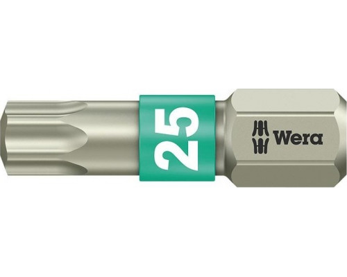 Бита для заворачивания, нержавеющая сталь WERA 3867/1 TS TX25, 25 мм WE-071035 WE-071035
