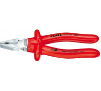 Плоскогубцы диэлектрические KNIPEX 0207200 1000 V, 200 мм, комбинированные, силовые KN-0207200