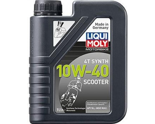 Масло для скутеров LIQUI MOLY SAE 10W40 Scooter Motoroil Synth 4T 1 л 7522 синтетическое 7522