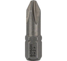Бита для заворачивания BOSCH Extra Hard 25 мм PH2 3шт 2607001511