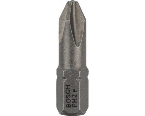 Бита для заворачивания BOSCH Extra Hard 25 мм PH2 3шт 2607001511