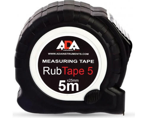 Рулетка ударопрочная ADA RubTape 5 с фиксатором А00156