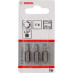 Бита для заворачивания BOSCH Extra Hard 25 мм T8 3шт 2607001601