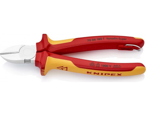 Бокорезы диэлектрические KNIPEX 7006180T 180 мм KN-7006180T