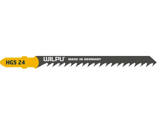 Пилки по дереву WILPU HGS 24 (криволин., быстрый рез) 5шт/уп 237000005