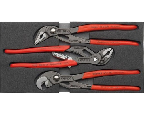 Набор инструментов в лотке KNIPEX 002001V03, 3 предмета