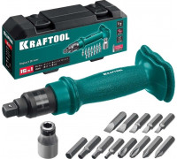 Отвертка ударная KRAFTOOL поворотная реверсивная, сменные биты 8шт., набор 10 пред. 25550-H10_z01