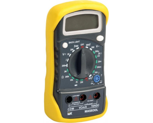 Мультиметр цифровой IEK Master MAS830L TMD-3L-830