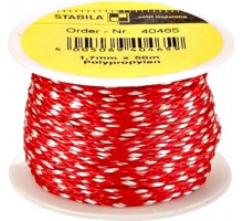 Шнур каменщика STABILA красно-белый полипропилен 1,7 мм х 50м 40465