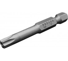 Бита для заворачивания BERGER BG2418 TORX T40Hx50мм c отверстием 2 шт., S2