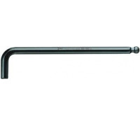 Ключ шестигранный WERA L-образный BlackLaser со сферической головкой 950 PKL BM SW 3.0 мм WE-027104 WE-027104