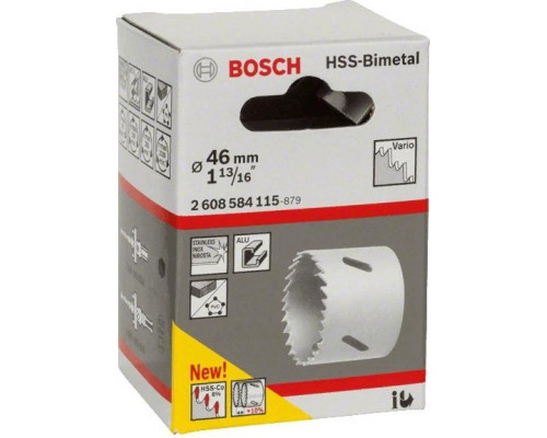 Коронка биметаллическая BOSCH STANDARD CO8% 46 ММ 2608584115