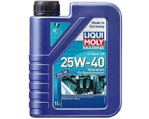 Масло моторное LIQUI MOLY SAE 25W40 Marine 4T Motor Oil 1 л 25026 25026