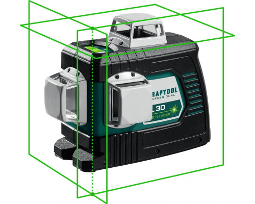 Лазерный уровень KRAFTOOL LL 3D зеленый 34641