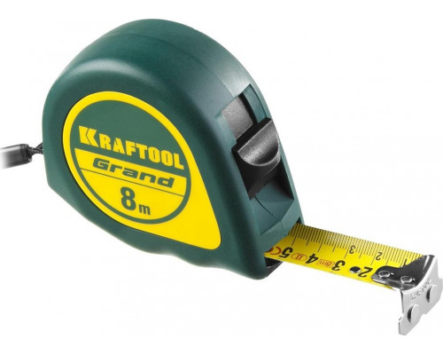 Рулетка KRAFTOOL GRAND 8.0 м 34022-08-25