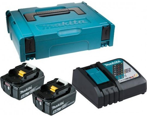 Набор АКБ и ЗУ MAKITA 18.0В 5,0 Ач Li-ion (2шт.) BL1850B/DC18RC (1шт.) 198311-6 198311-6