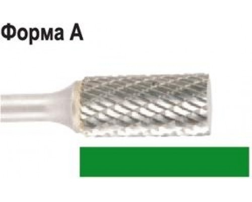 Бор-фреза по металлу D.BOR форма А цилиндр с гладким торцом 16,0*25,0/70,0 хв. 6 мм 9f-10160k02d W-040-9F-10160K02D