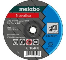 Диск шлифовальный по металлу METABO 180x6,0х22,23 мм A30 Novoflex 616465000