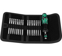 Отвертка с битами WERA Kraftform Kompakt 60 Torque 1,2 - 3,0 Nm, 17 предметов WE-059293 WE-059293