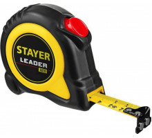 Рулетка STAYER LEADER 5м / 25мм с автостопом в ударостойком обрезиненном 3402-5_z02