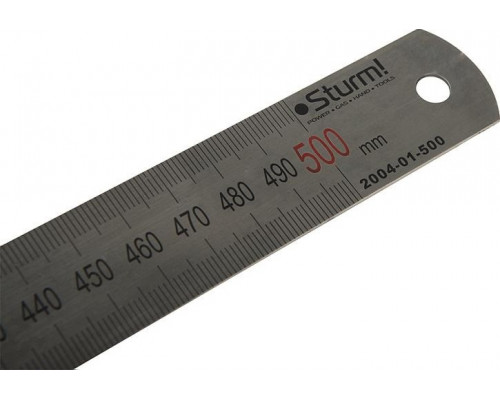 Линейка Sturm 2040-01-500 металлическая с антикоррозийным покрытием 500 мм