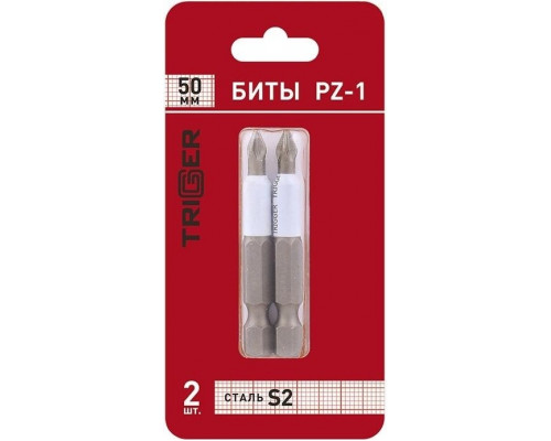 Бита для заворачивания TRIGGER 84970 ПРОФИ PZ-1 50мм (2шт.) тов-151824