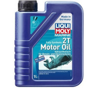 Масло для 2-тактных лодочных моторов LIQUI MOLY Marine Fully Synthetic 2T Motor Oil 1 л 25021 синт. 25021